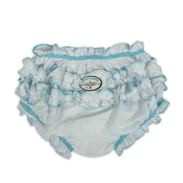 Girls Cotton Freal Panty Pack Of 3 - White Base-10396