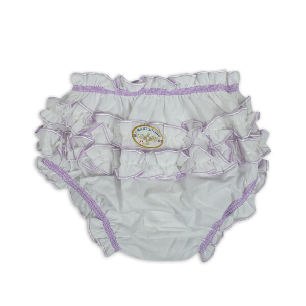 Girls Cotton Freal Panty Pack Of 3 - White Base-10397