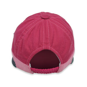 Flower Patch Girls Summer Caps - Pink/Grey-11300