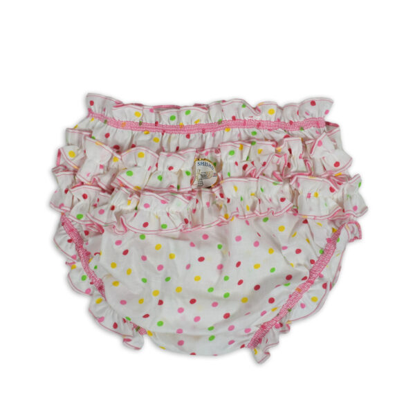 Dotted Print Girls Cotton Freal Panty Pack Of 3-10403