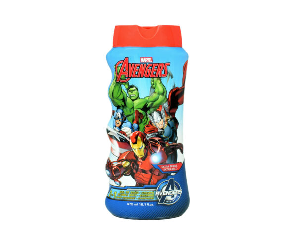 Avengers Extra Mild 2 In 1 Bubble Bath & Shampoo - 475 ml-0