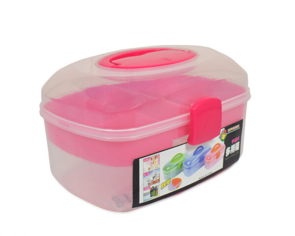 Multi Purpose Storage Box - Pink-11523