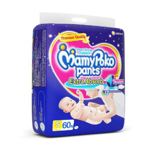 Mamy Poko Small Size Baby Diapers (60 Count)-10525