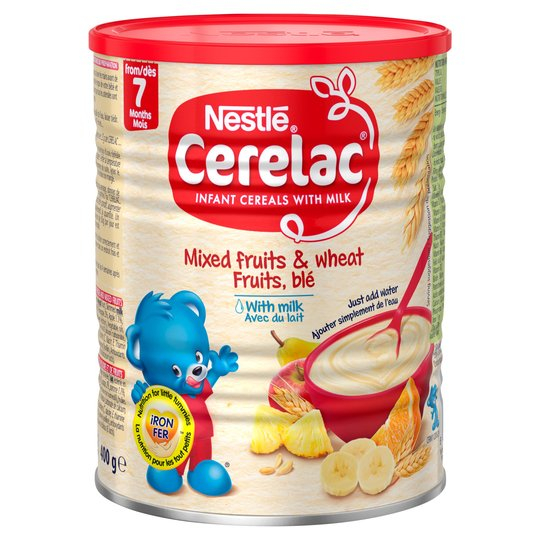Nestle Cerelac Mixed Fruits & Wheat with Milk, Stage 3 (7M+) - 400g-0