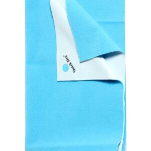 Quick Dry Plain Waterproof Bed Protector Sheet (Single Bed) - Cyan-12351