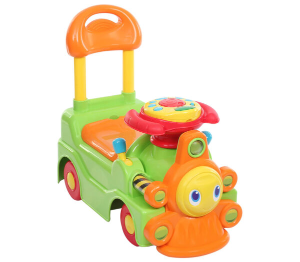 Chicco - Green and Orange New Loco Train Sit N Ride-0