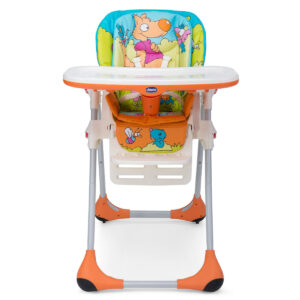 Chicco Polly 2 In 1 Highchair Wood Friends - Multicolour-0