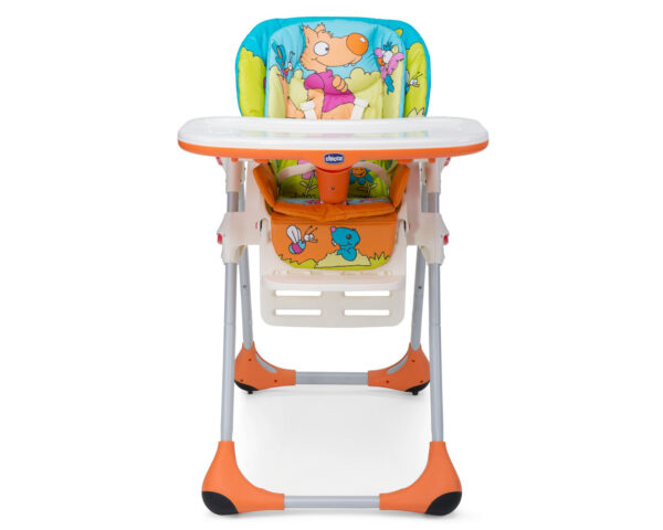 Chicco Polly 2 In 1 Highchair Wood Friends - Multicolour-0