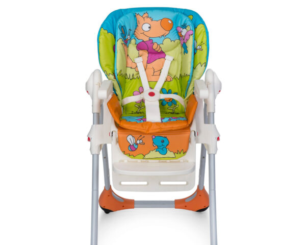 Chicco Polly 2 In 1 Highchair Wood Friends - Multicolour-11724