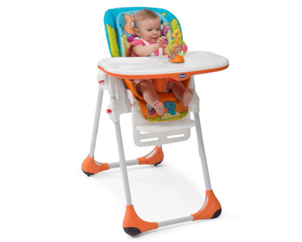 Chicco Polly 2 In 1 Highchair Wood Friends - Multicolour-11729