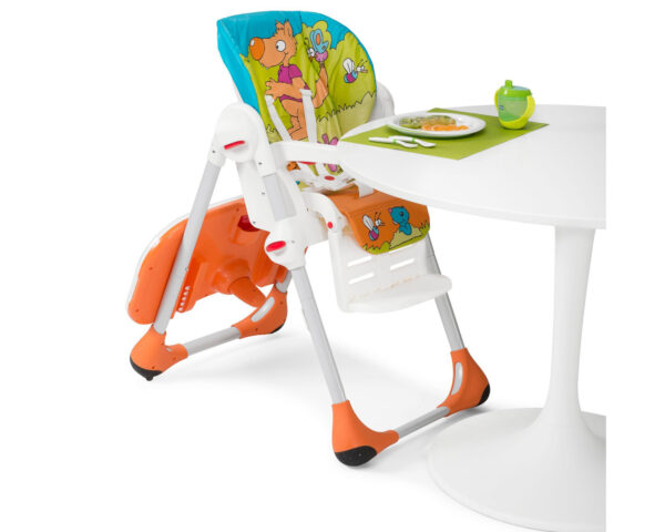 Chicco Polly 2 In 1 Highchair Wood Friends - Multicolour-11725