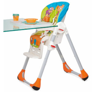 Chicco Polly 2 In 1 Highchair Wood Friends - Multicolour-11720