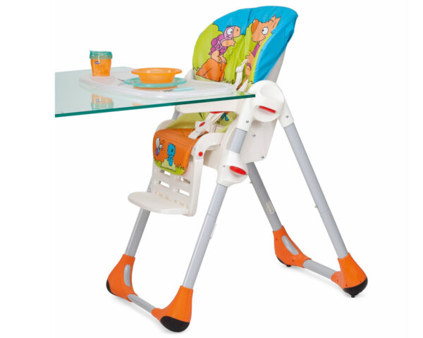 Chicco Polly 2 In 1 Highchair Wood Friends - Multicolour-11720