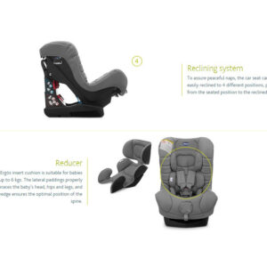 Chicco Eletta Convertible Baby Car Seat - Race-11758