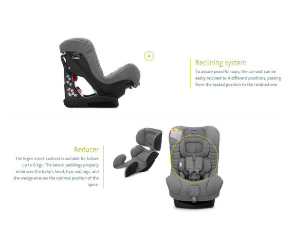 Chicco Eletta Convertible Baby Car Seat - Race-11758