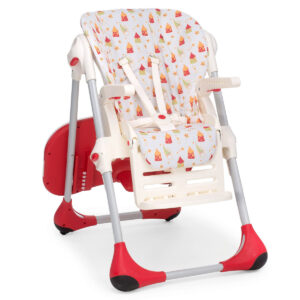 Chicco Polly 2 In 1 High Chair Timeless - Red And White-11705