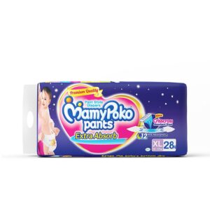 Mamy Poko Pant Style Extra Large Size Diapers - 28 Count-11815