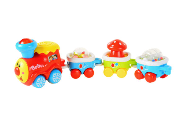 Childrens Educational Electric Train - Multicolor-0