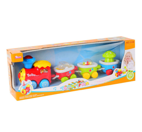 Childrens Educational Electric Train - Multicolor-12044