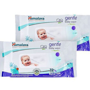 Himalaya - Gentle Baby Wipes 72 Pieces (Pack of 2)-0