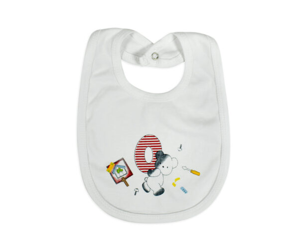 Baby Starters 4 Pieces New Born Cloth Set - White-12234