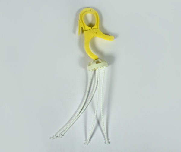 Multi Purpose Nappy Hanger - Yellow/White-12216