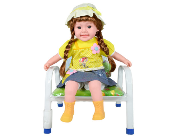 Multicolor Musical Doll - Yellow-0