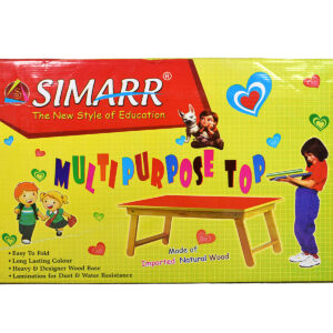 Simarr Multi Purpose Foldable Wooden Table - Red-11643