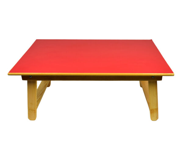 Simarr Multi Purpose Foldable Wooden Table - Red-11641