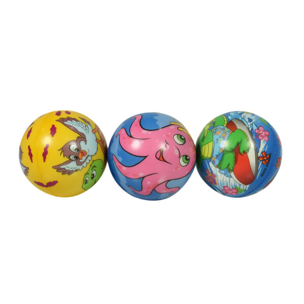 Soft Sponge Ball Pack of 3 - Multicolor-12085