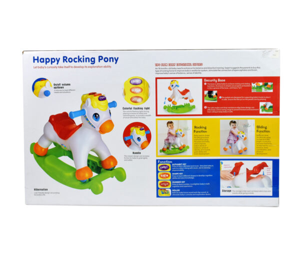 Huile Toys Ride On Rocking Horse - Multicolor-12734