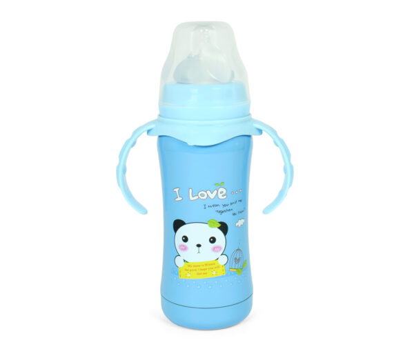 Steel Feeding Bottle Blue - 240 ml-0