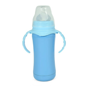 Steel Feeding Bottle Blue - 240 ml-12760