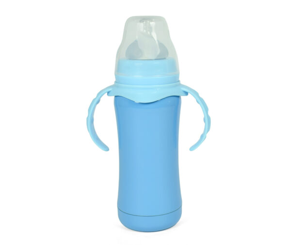 Steel Feeding Bottle Blue - 240 ml-12760