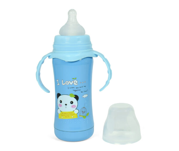 Steel Feeding Bottle Blue - 180 ml-12758