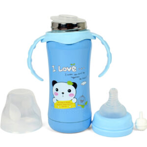 Steel Feeding Bottle Blue - 240 ml-12759