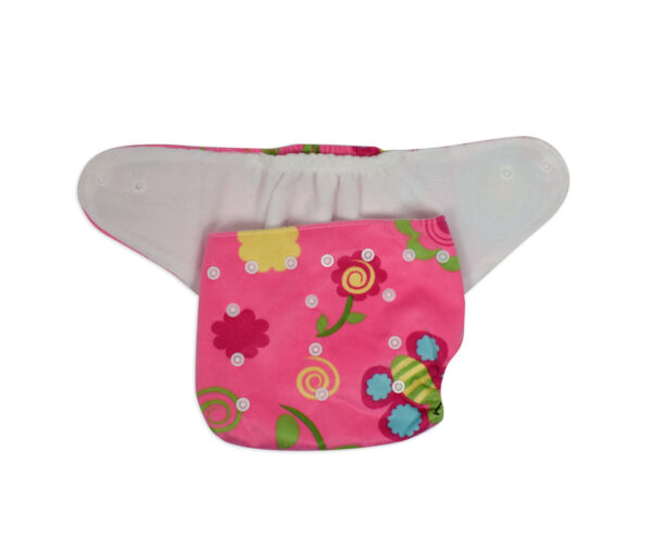 Adjustable Reusable Cloth Diaper - Peach-12679