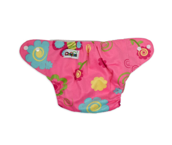 Adjustable Reusable Cloth Diaper - Peach-12681