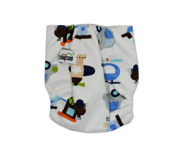 Adjustable Reusable Cloth Diaper - White-12678