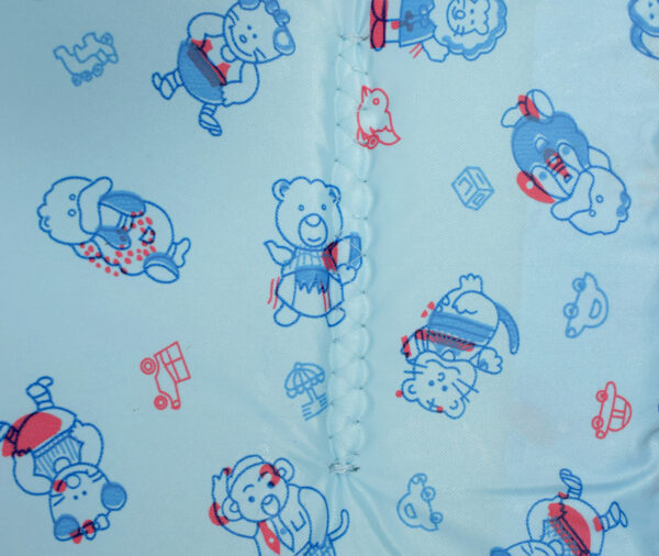 Multi Print Plastic Sheet (S) 44x59cm - Blue-12563