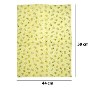 Multi Print Plastic Sheet (L) 44x59cm - Yellow-12582