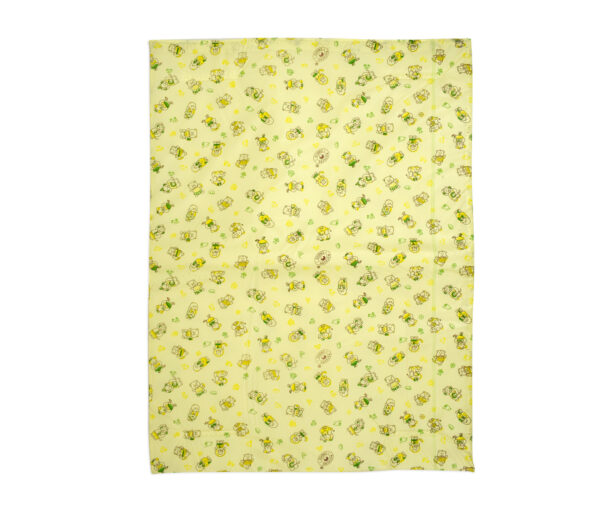 Multi Print Plastic Sheet (L) 44x59cm - Yellow-0