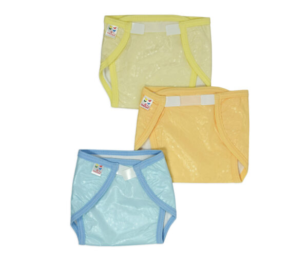 Tiny Care Waterproof Velcro Nappy, 1-3M (S) - Set of 3-0