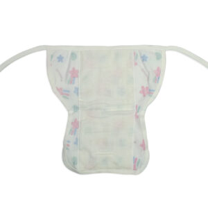 Tiny Care Knotted Cotton Nappy Set Of 5 (New Born) - White-12603