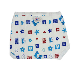 Mother Choice Knotted Cotton Nappy Set Of 6 - White-12594