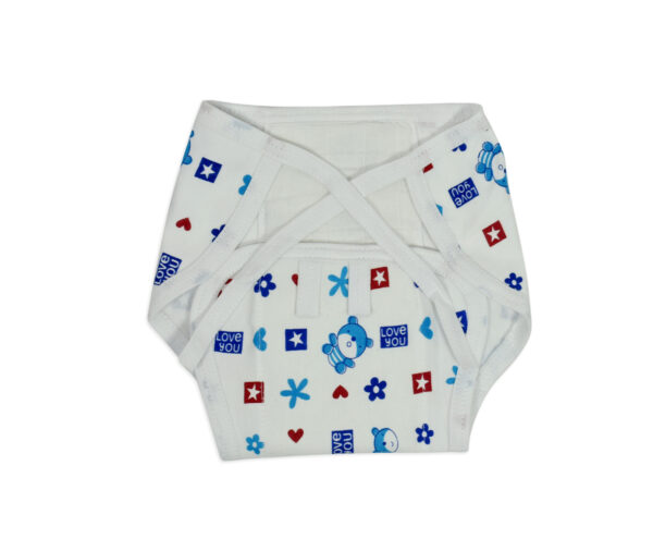 Mother Choice Knotted Cotton Nappy Set Of 6 - White-12593