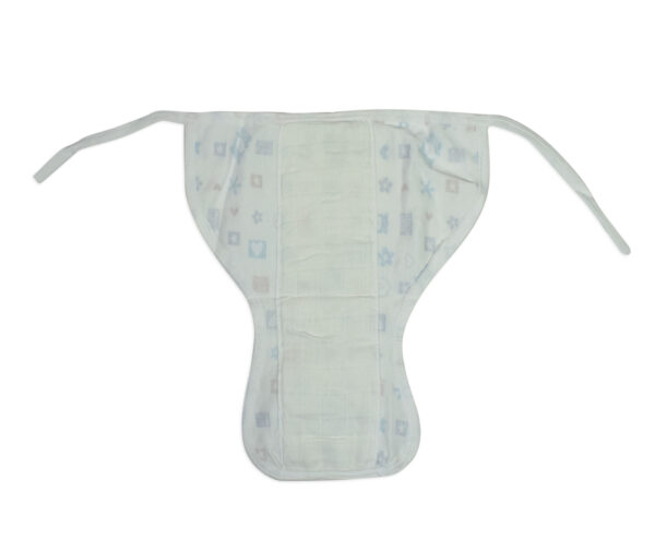 Mother Choice Knotted Cotton Nappy Set Of 6 - White-12595