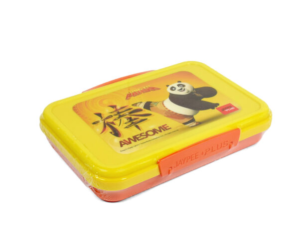 Jaypee Lunch Box Kungfu Panda Print - Yellow-12635