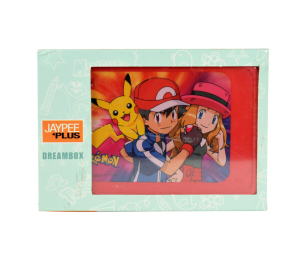 Jaypee Lunch Box Pokemon Print - Red Grey-12622