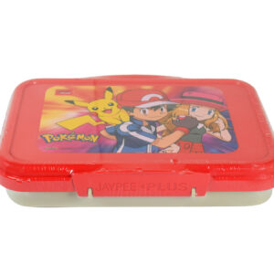 Jaypee Lunch Box Pokemon Print - Red Grey-12623